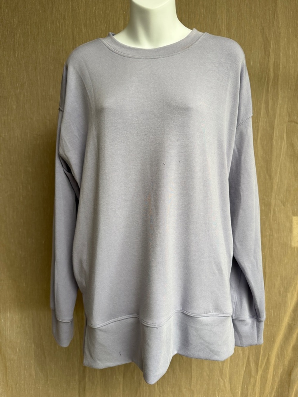 Sage Collective Lavender Oversized Crewneck